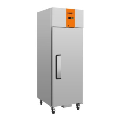 HOST Commercial Single Door Upright Freezer Stainless Steel 600L