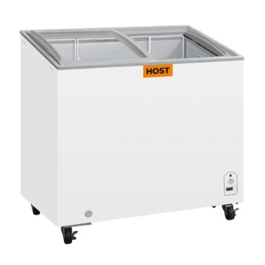 HOST Chest Display Freezer with Sliding glass Lids 200L