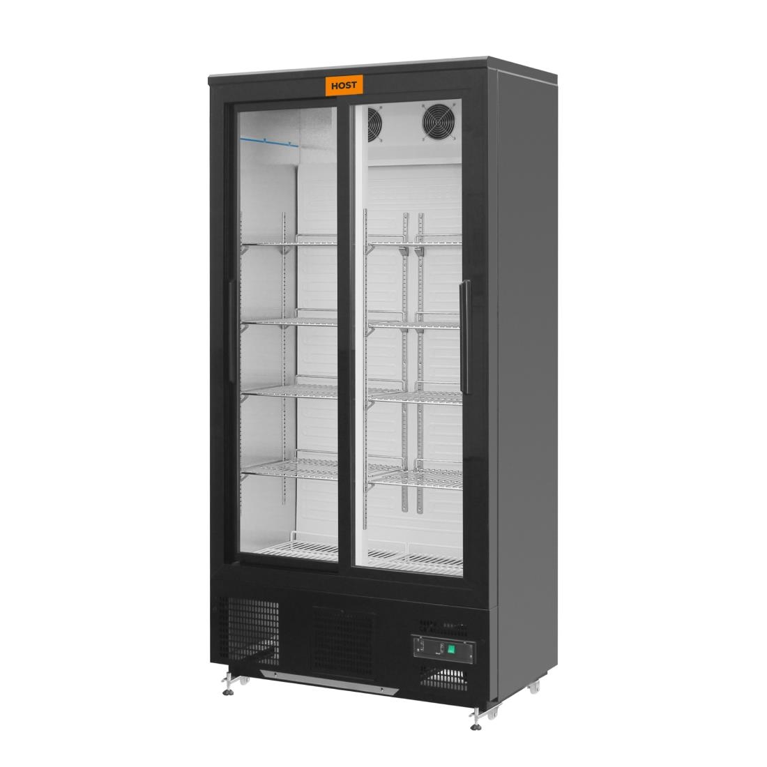 HOST Full Height Double Sliding Door Back Bar Cooler 490L