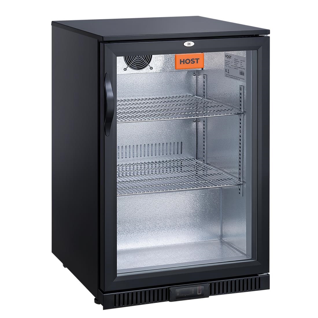 HOST Beer Cooler Single Door Black 900mm