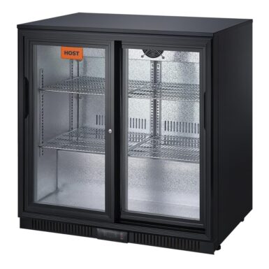 HOST Beer Cooler Double Sliding Door 850mm